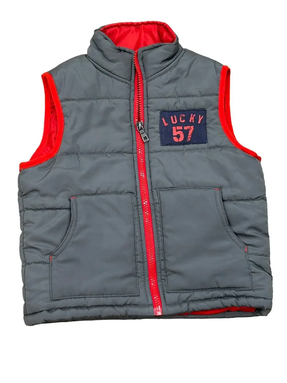 Lucky Brand Grey Vest size 3